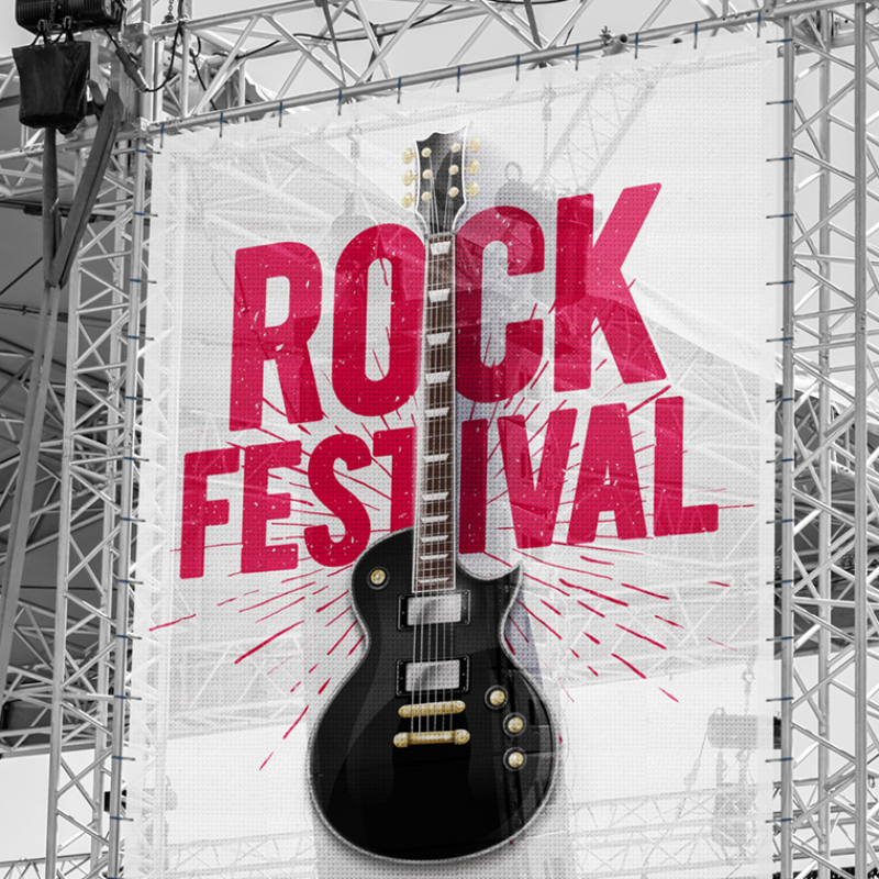 Speaker Mesh Banner